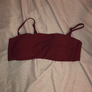 Aerie Maroon Bikini Top